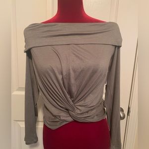 Off Shoulder Knot Blouse